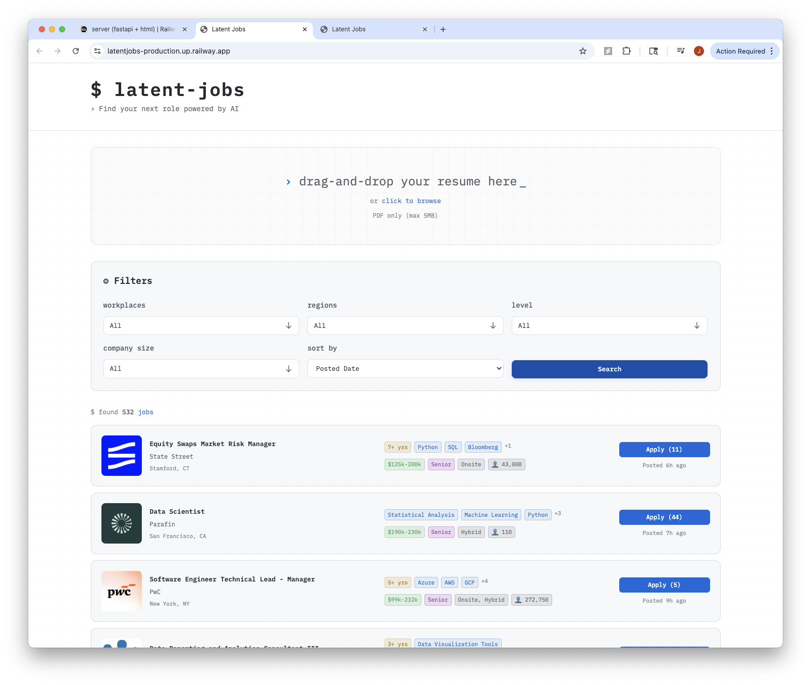 Latent Jobs | AI-Powered Job Search